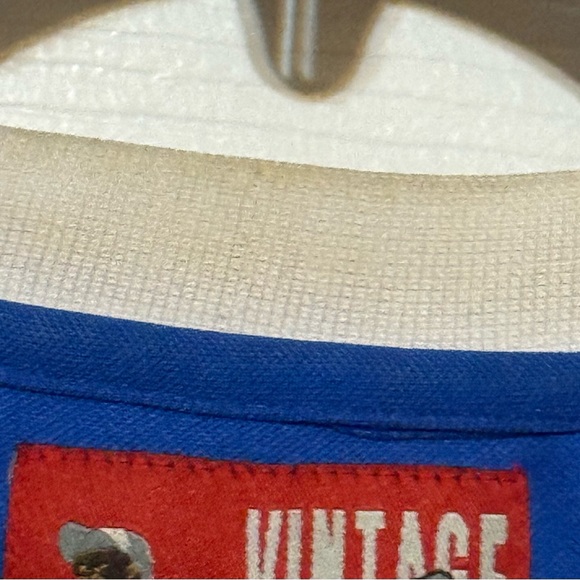 Vintage Philadelphia Phillies Jersey Raw Blue Team Apparel  3XL - Picture 2 of 7